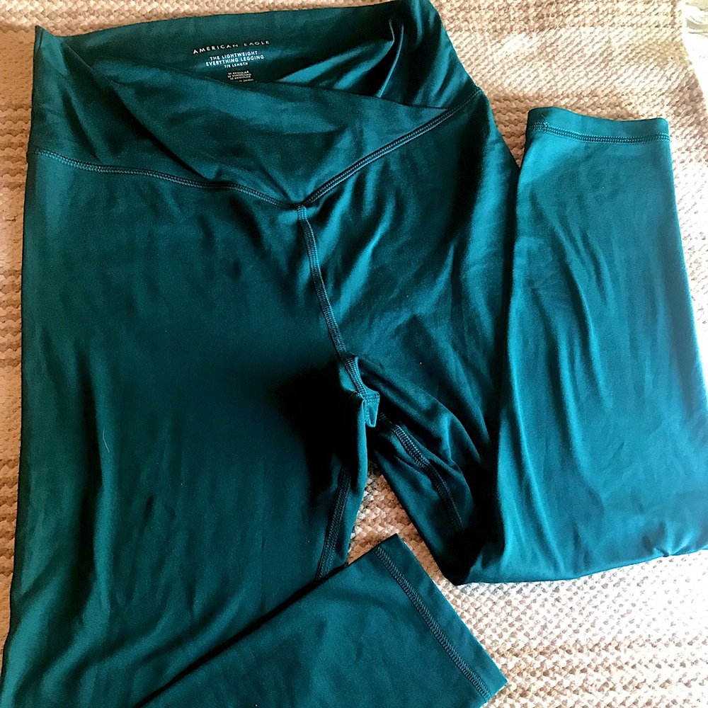 American Eagle Crossover Leggings Teal